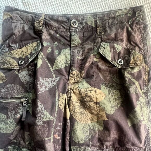 Anthropologie Women's RIPLEY Moss Utility Camouflaged Brown Green Pants sz 25P - Picture 10 of 14